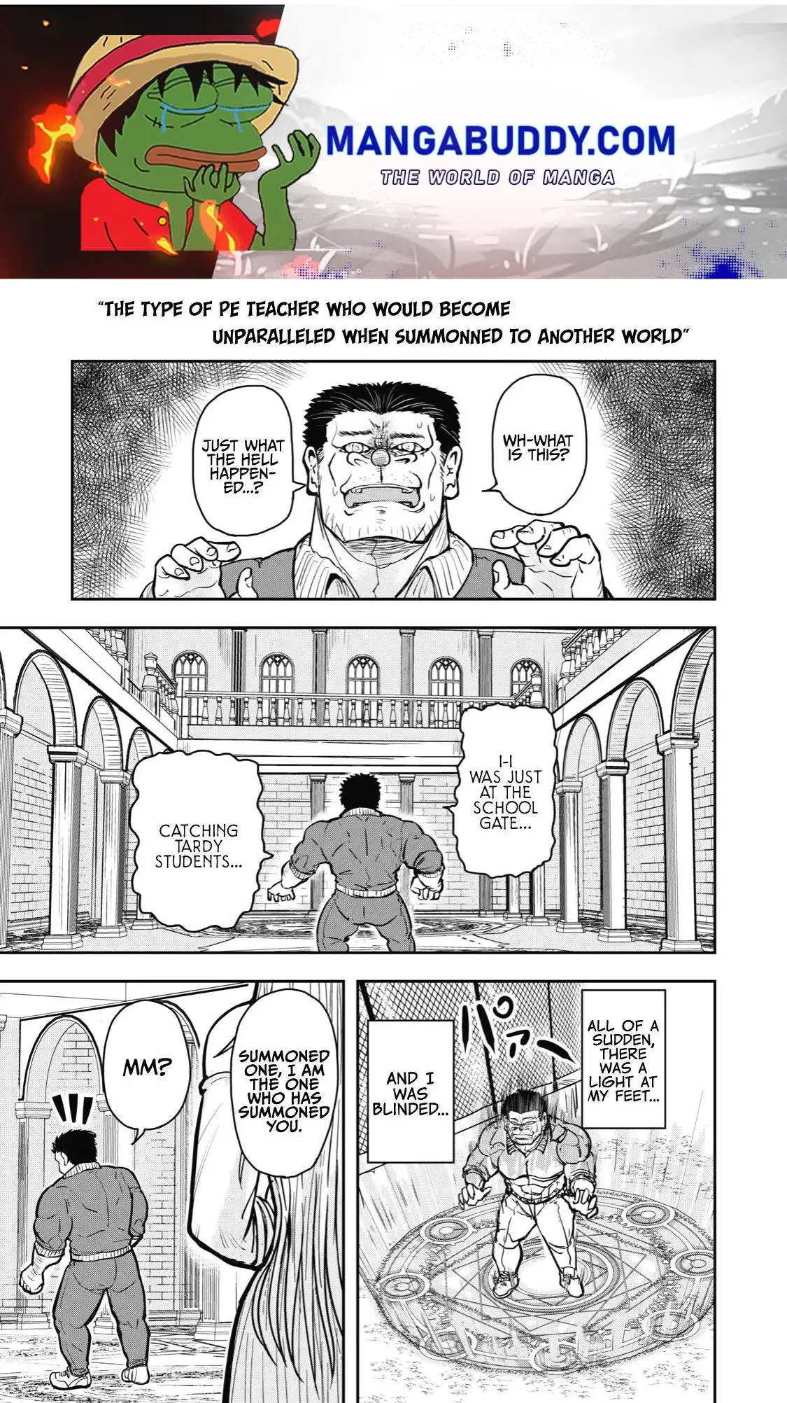 A manga about the kind of PE teacher who dies at the start of a school horror film Chapter 32 1